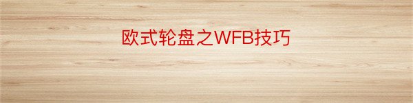 欧式轮盘之WFB技巧